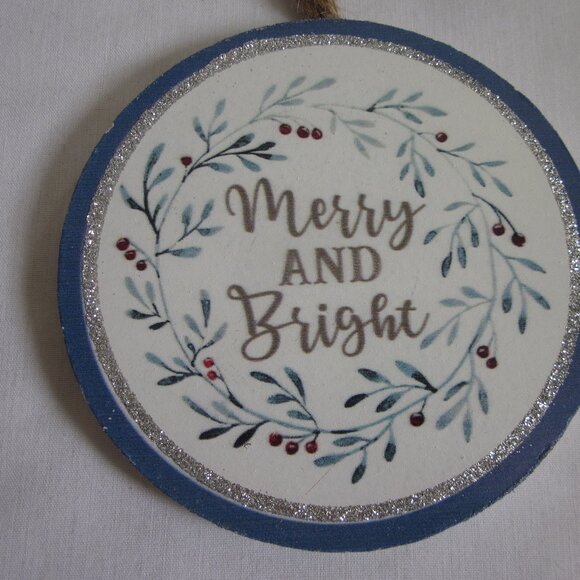 Merry and Bright Christmas Decoration - Picture 2 of 4